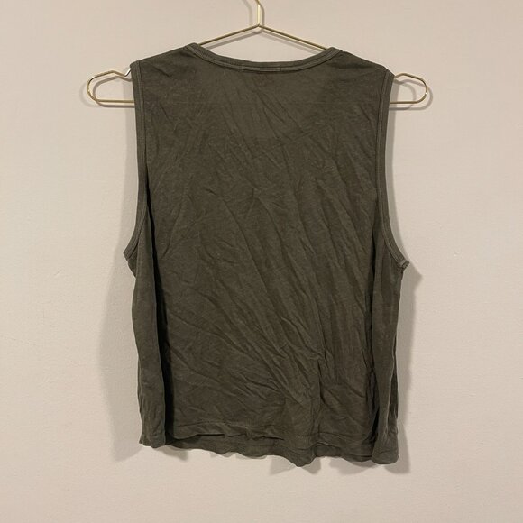 Marine Layer Olive Green Tank Top - Picture 4 of 4
